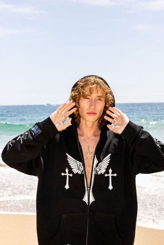 Thank Yourself' Zip Hoodie
