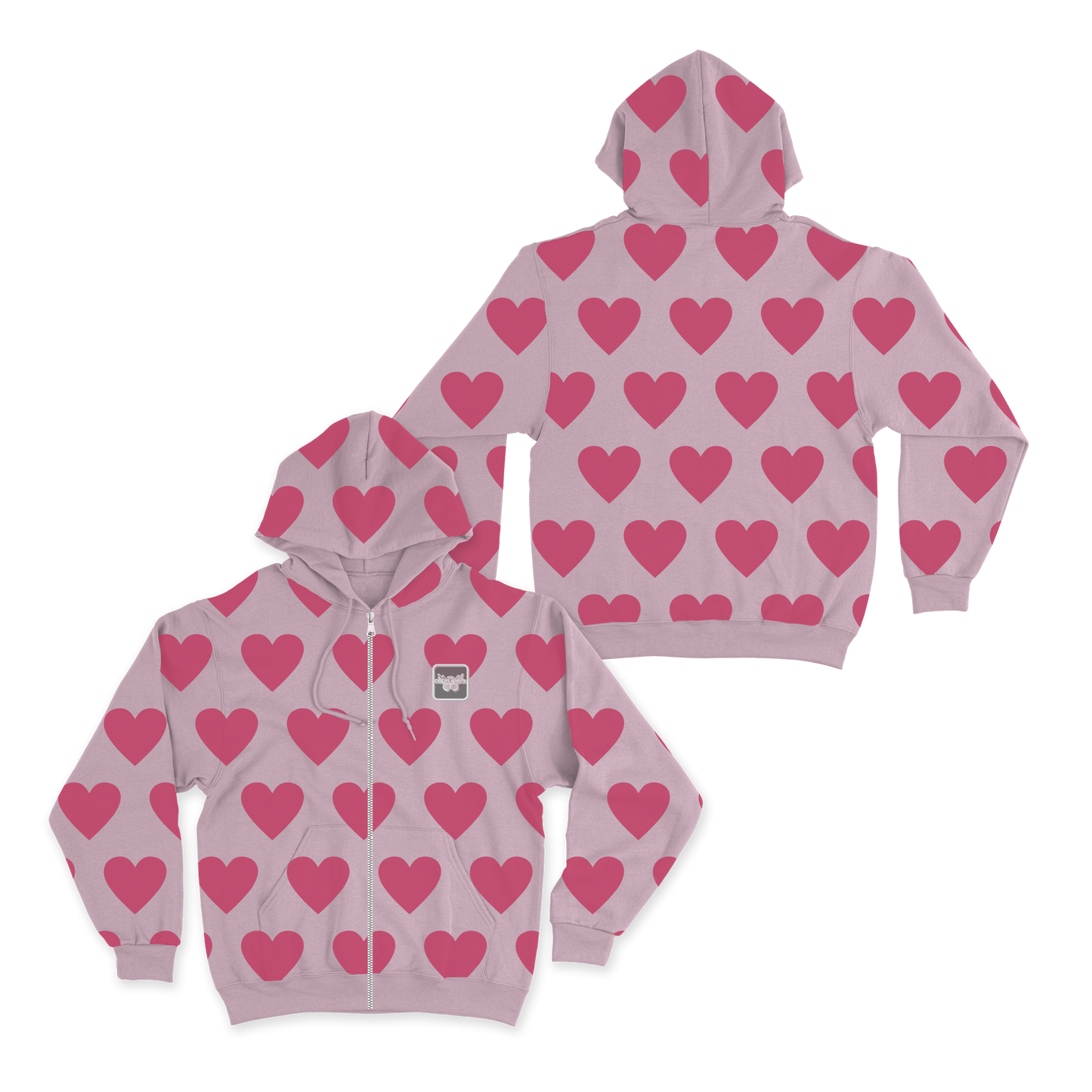 Heart Zip Hoodie