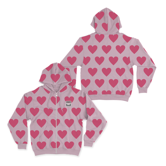 Heart Zip Hoodie