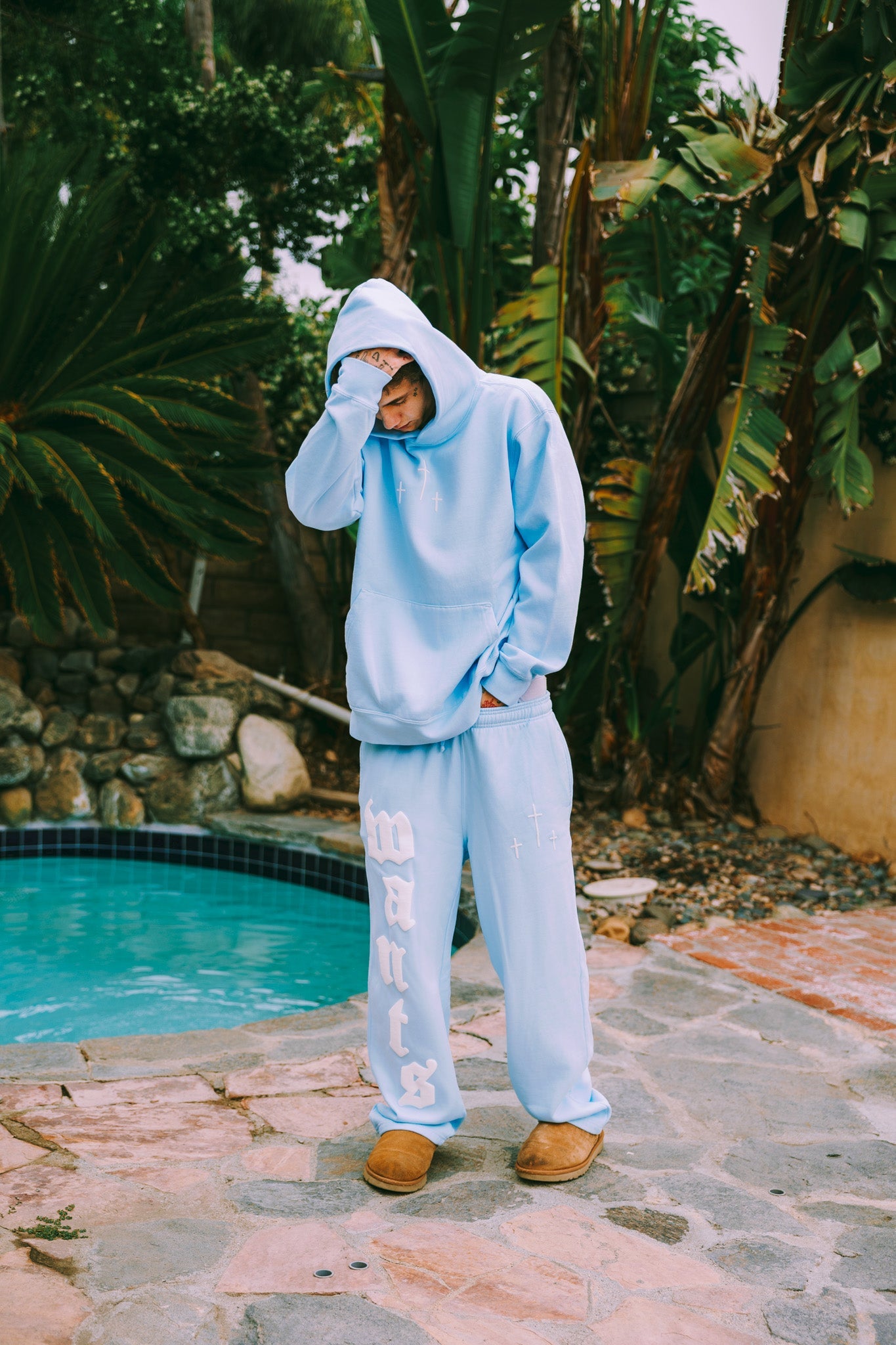 3 Crosses' Blue Sweats
