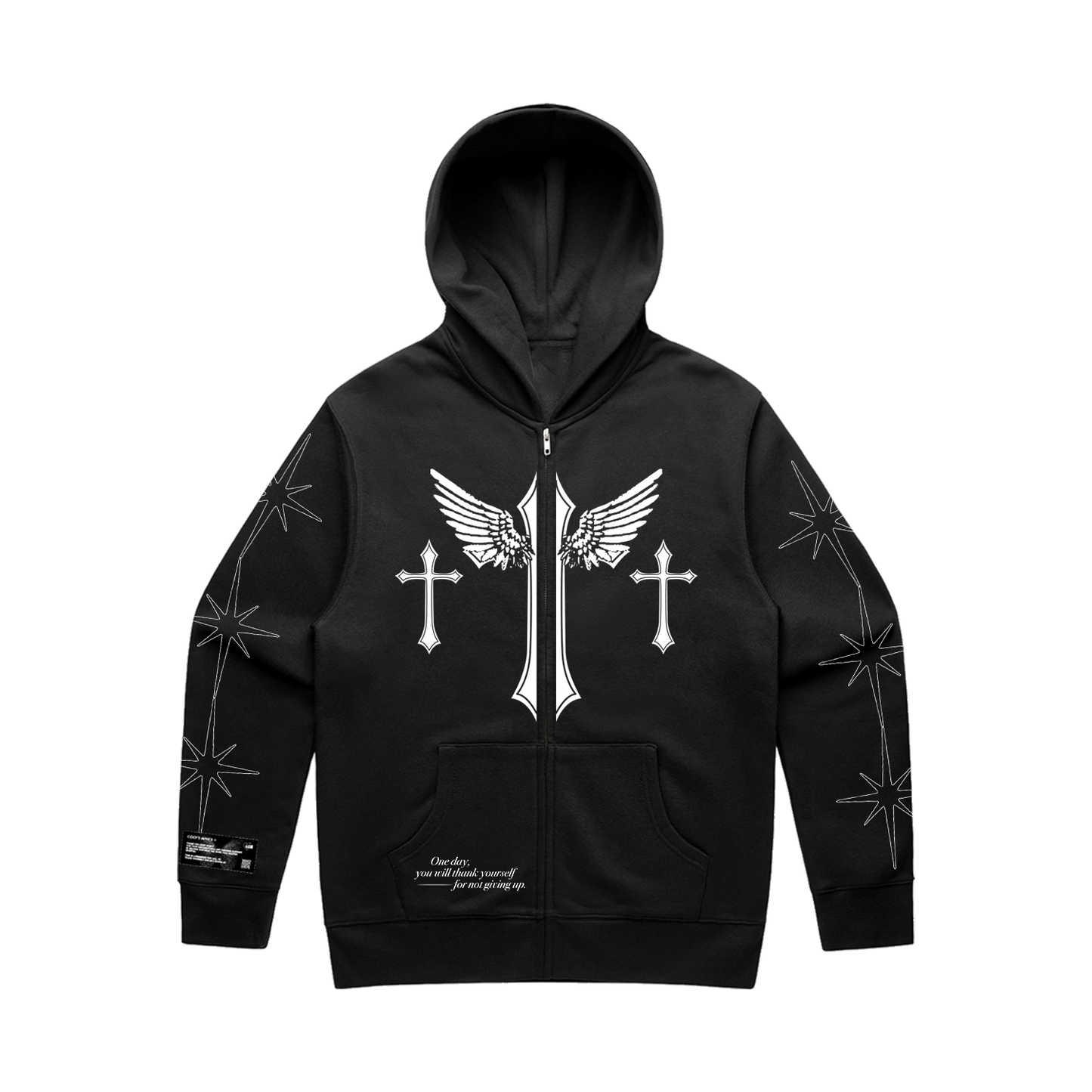 Thank Yourself' Zip Hoodie