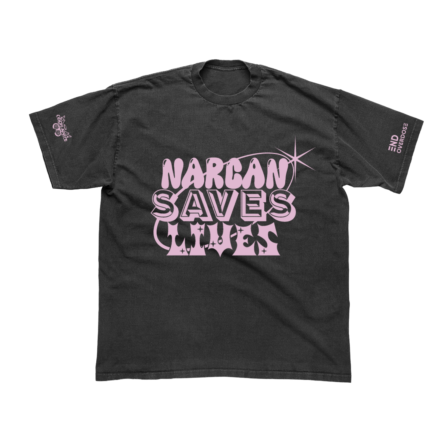 Narcan Saves Lives' Black Tee