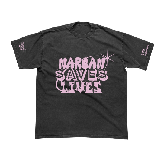 Narcan Saves Lives' Black Tee
