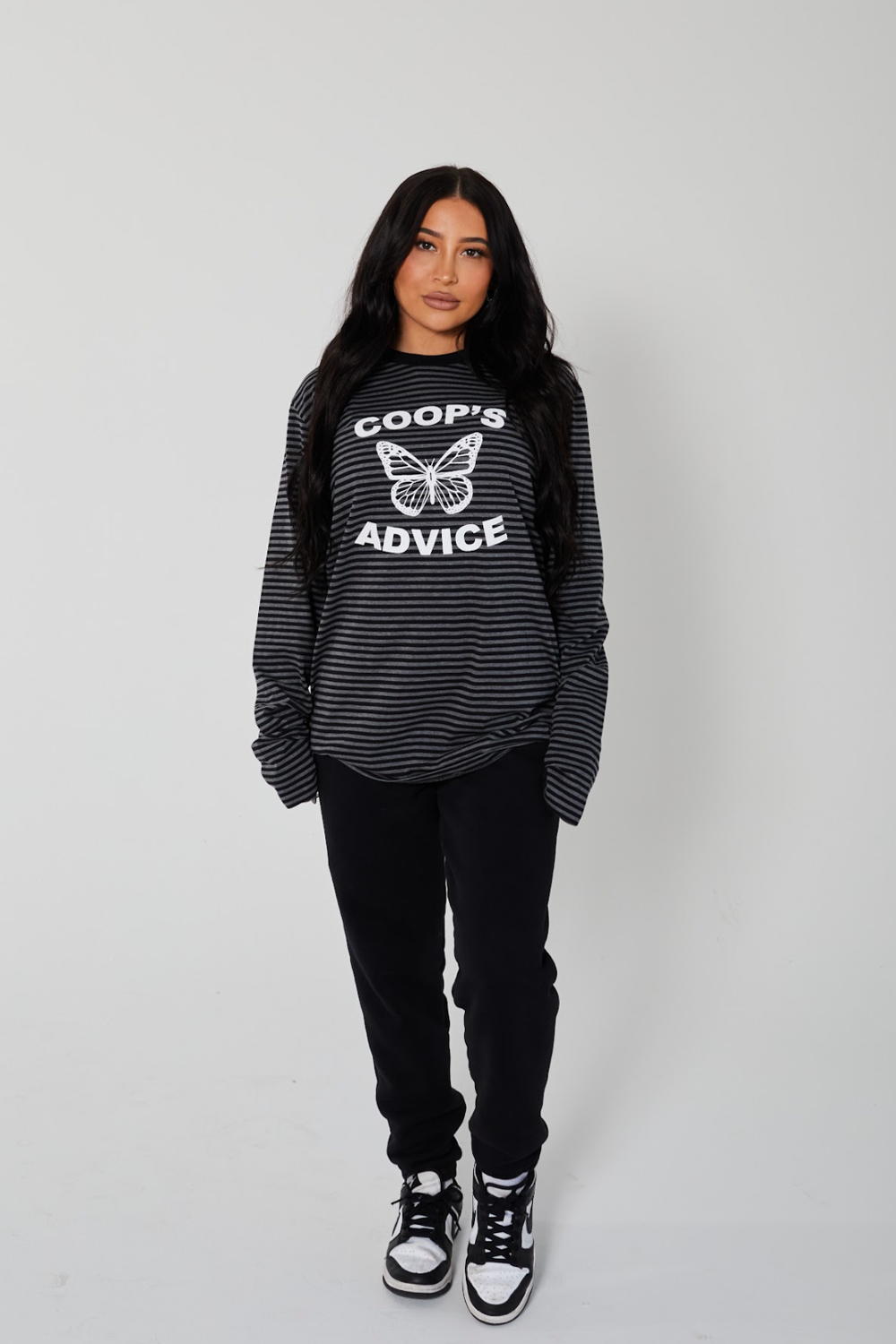 It's OK to be Vulnerable' Striped L/S
